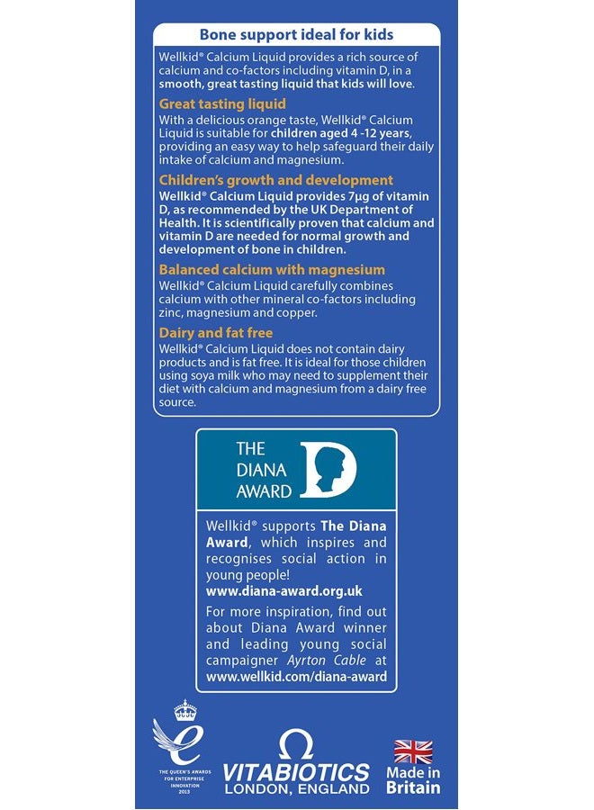 Wellkid by Vitabiotics Calcium Liquid 150ml - Image 3